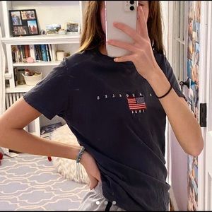 Dark blue los angels brandy melville t shirt